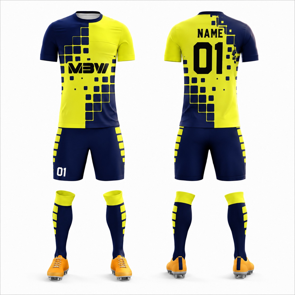 Elite Custom Soccer Uniform – MBW-S003 - Image 3
