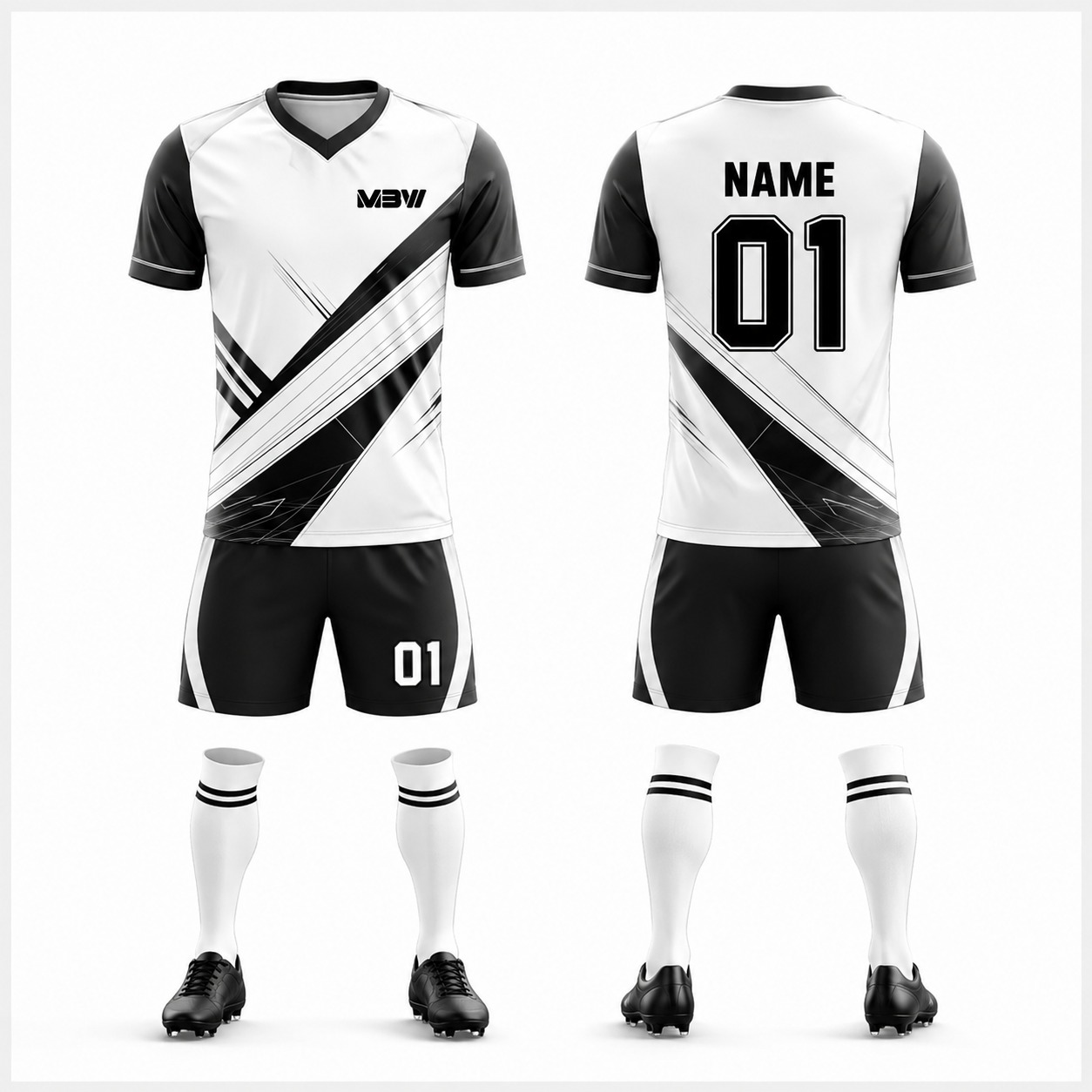 Elite Custom Soccer Uniform – MBW-S005 - Image 3