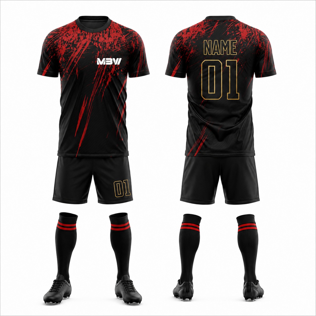 Elite Custom Soccer Uniform – MBW-S0089 - Image 3
