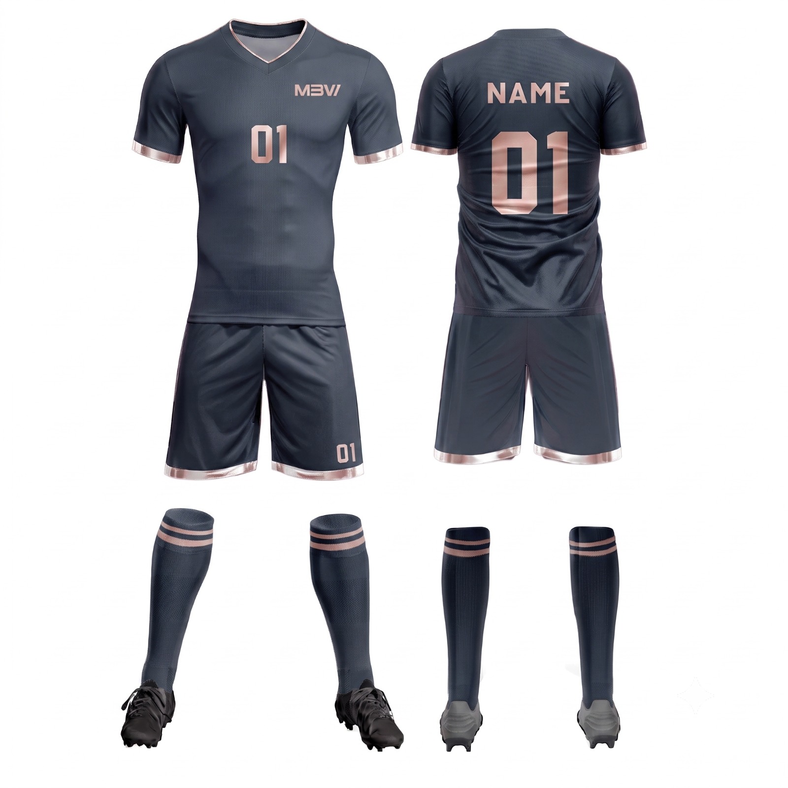 Elite Custom Soccer Uniform – MBW-S009 - Image 2