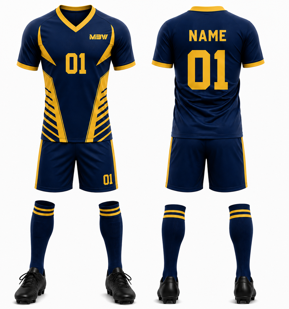 Elite Custom Soccer Uniform – MBW-S0021 - Image 2