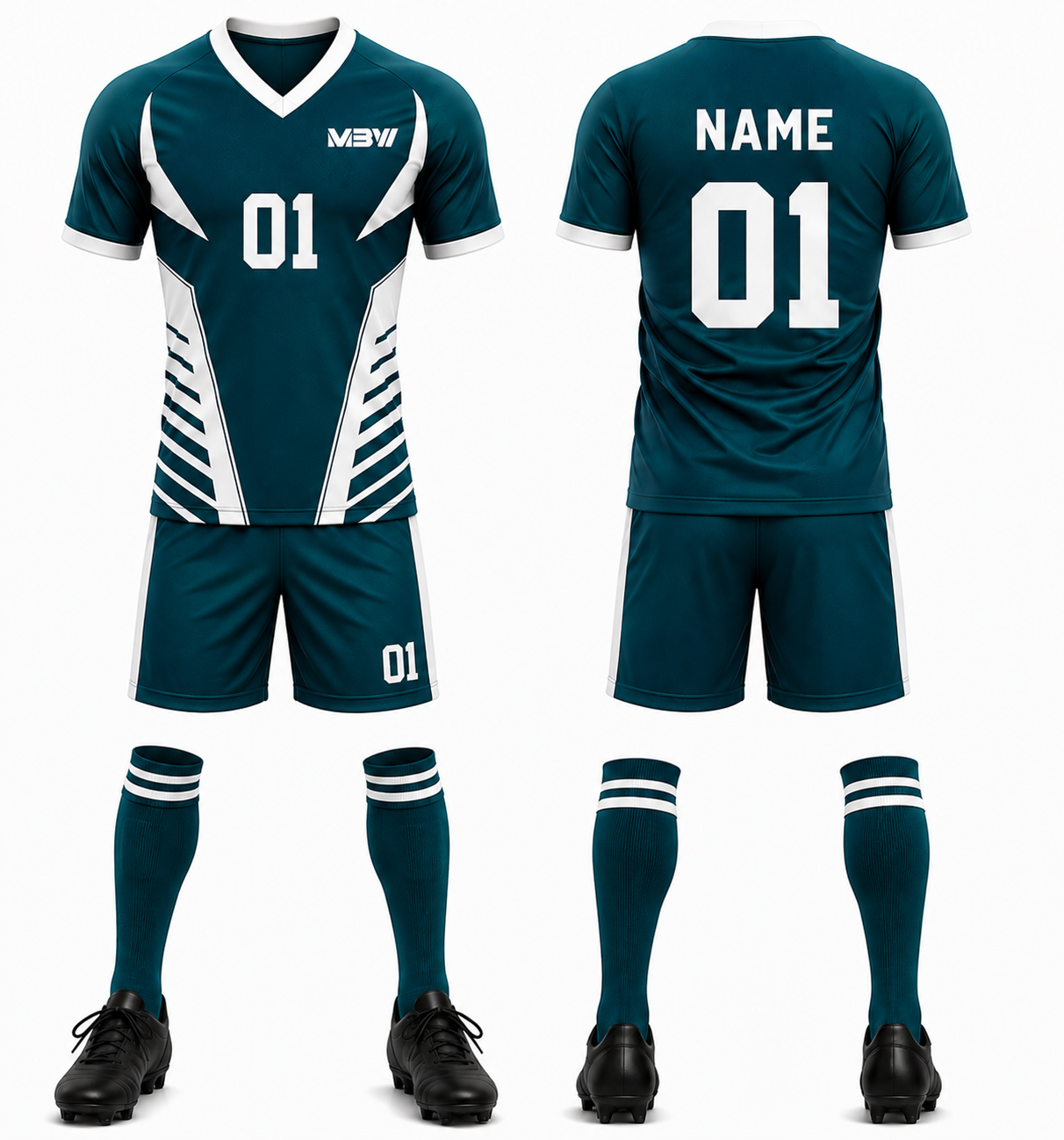 Elite Custom Soccer Uniform – MBW-S0021 - Image 3