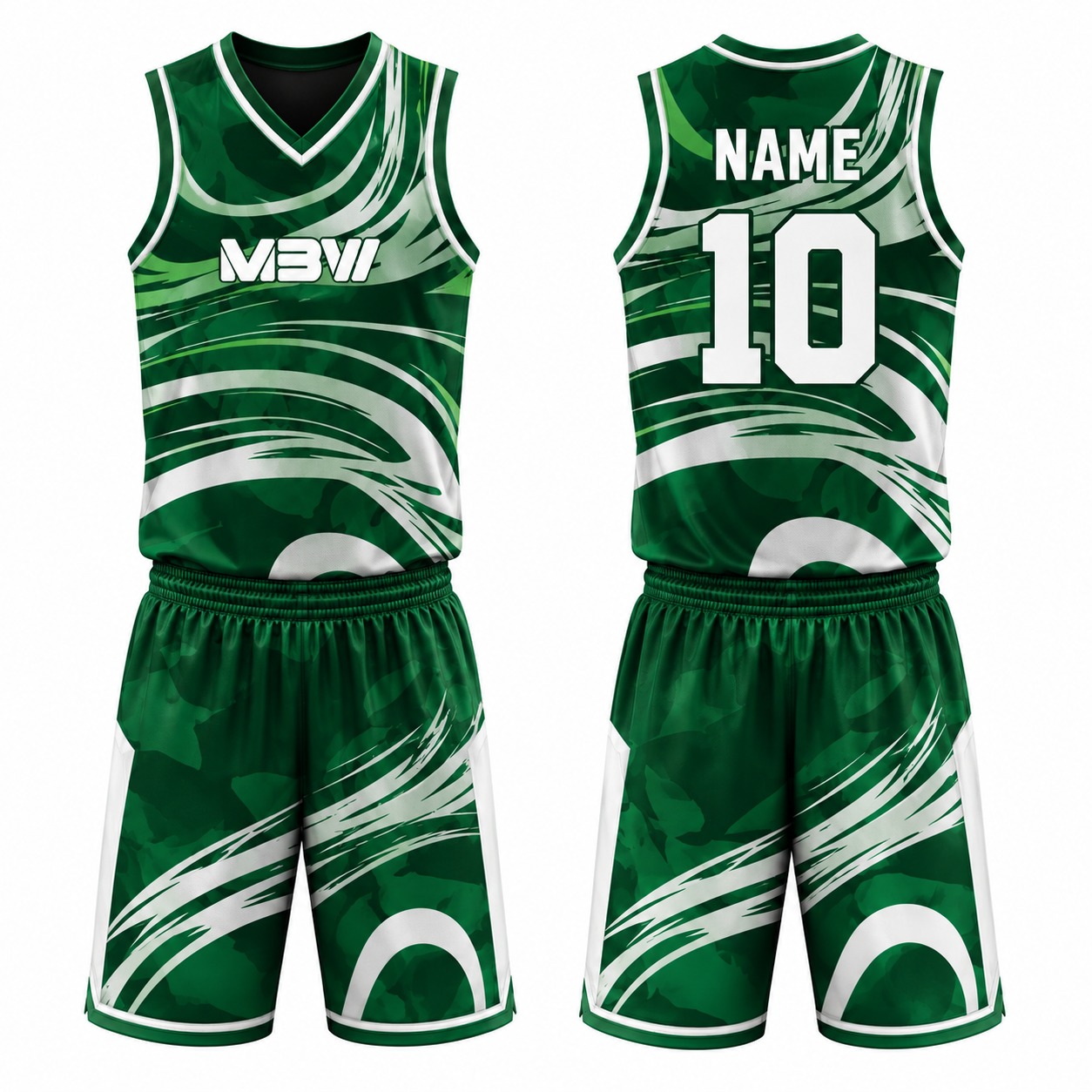 Elite Custom Basketball Uniform – MBW-B0088 - Image 2