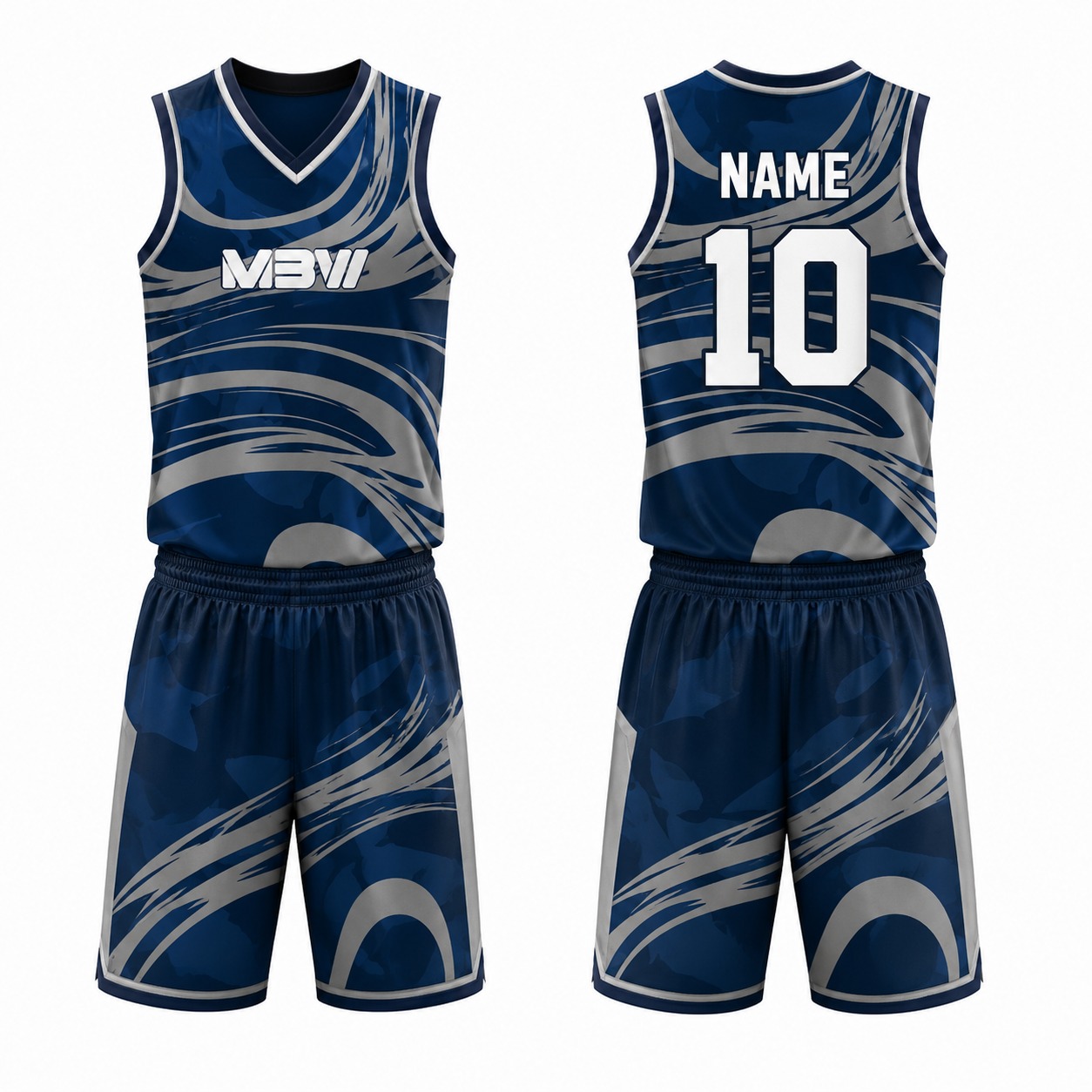 Elite Custom Basketball Uniform – MBW-B0088 - Image 3
