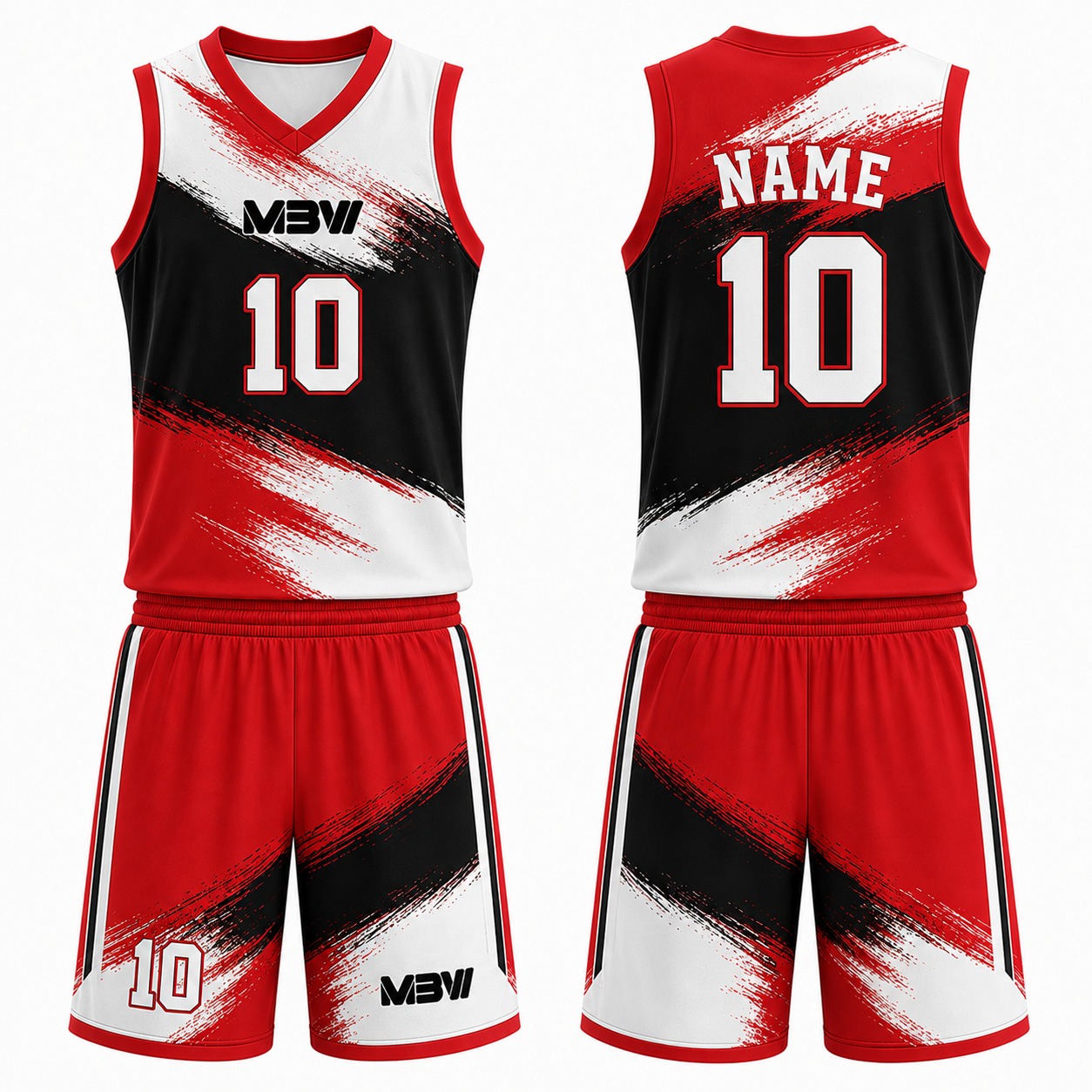 Elite Custom Basketball Uniform – MBW-B0090 - Image 3