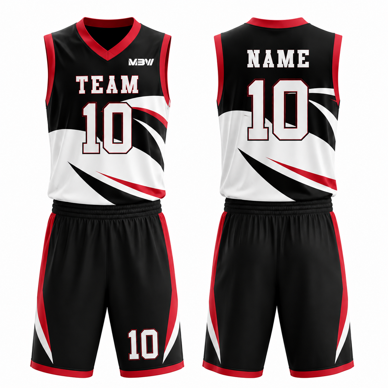 Elite Custom Basketball Uniform – MBW-B001 - Image 2