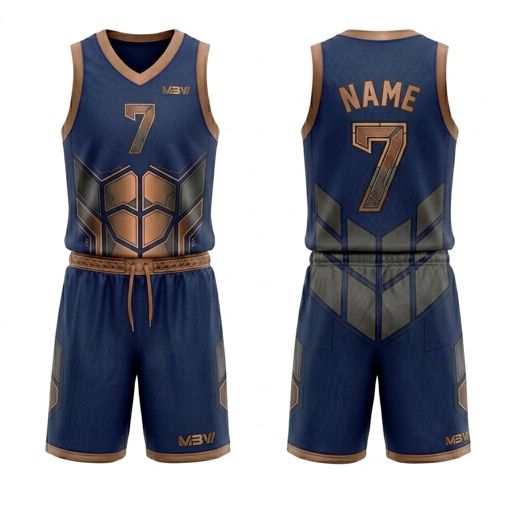 Elite Custom Basketball Uniform – MBW-B0014 - Image 2