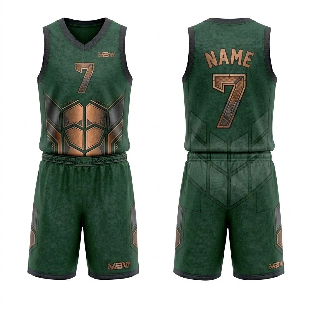 Elite Custom Basketball Uniform – MBW-B0014 - Image 3