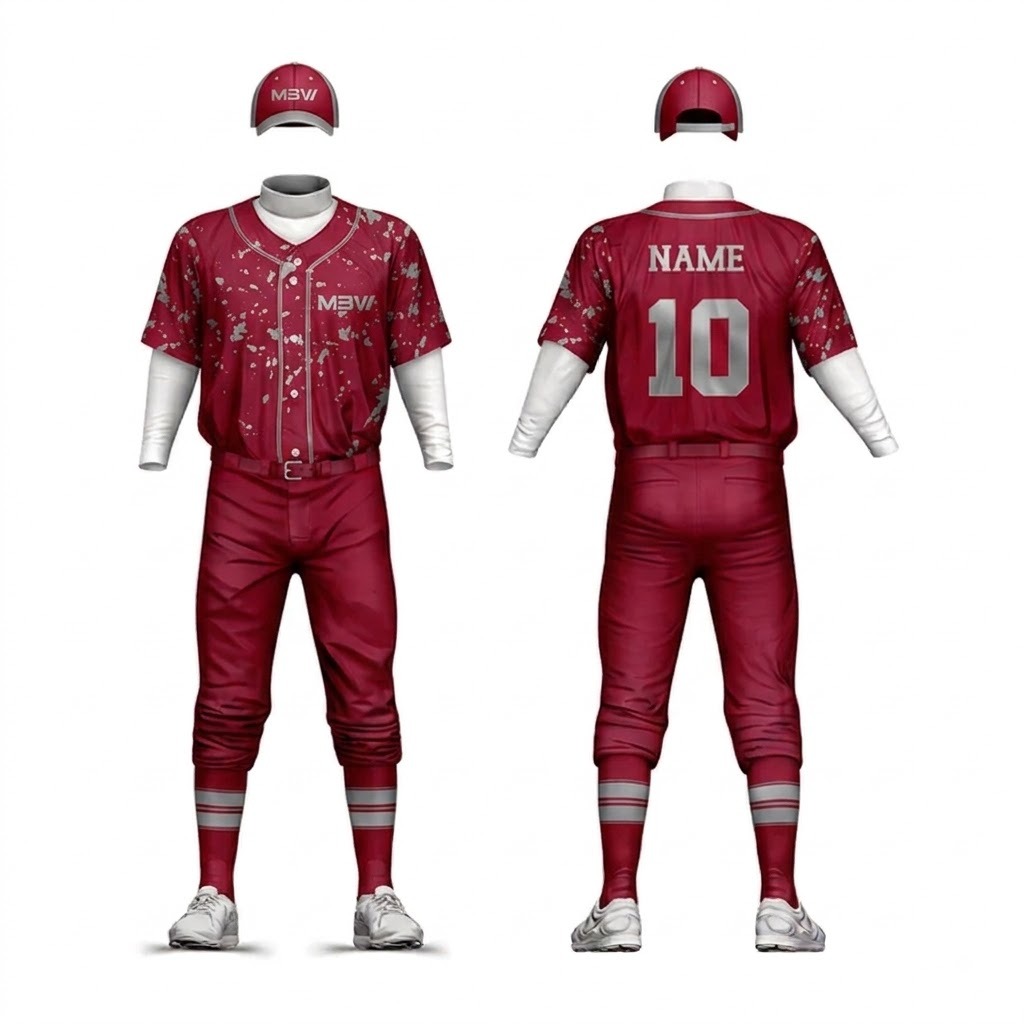 Elite Custom Baseball Uniform – MBW-BS0048 - Image 2