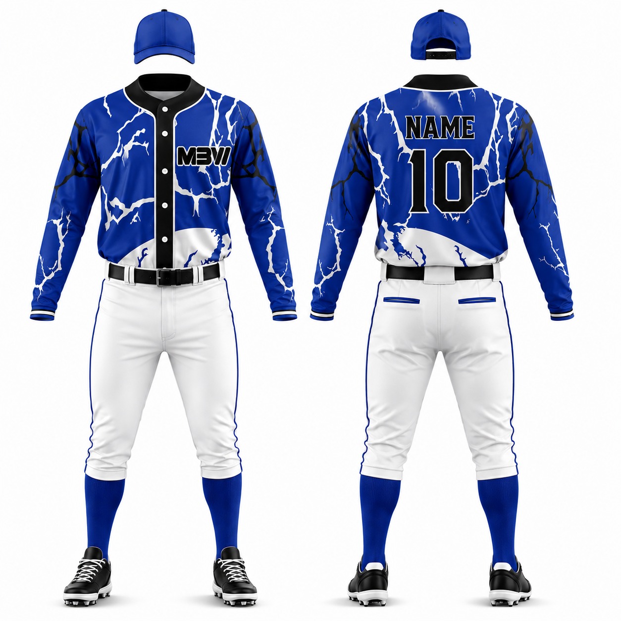 Elite Custom Baseball Uniform – MBW-BS0039 - Image 2