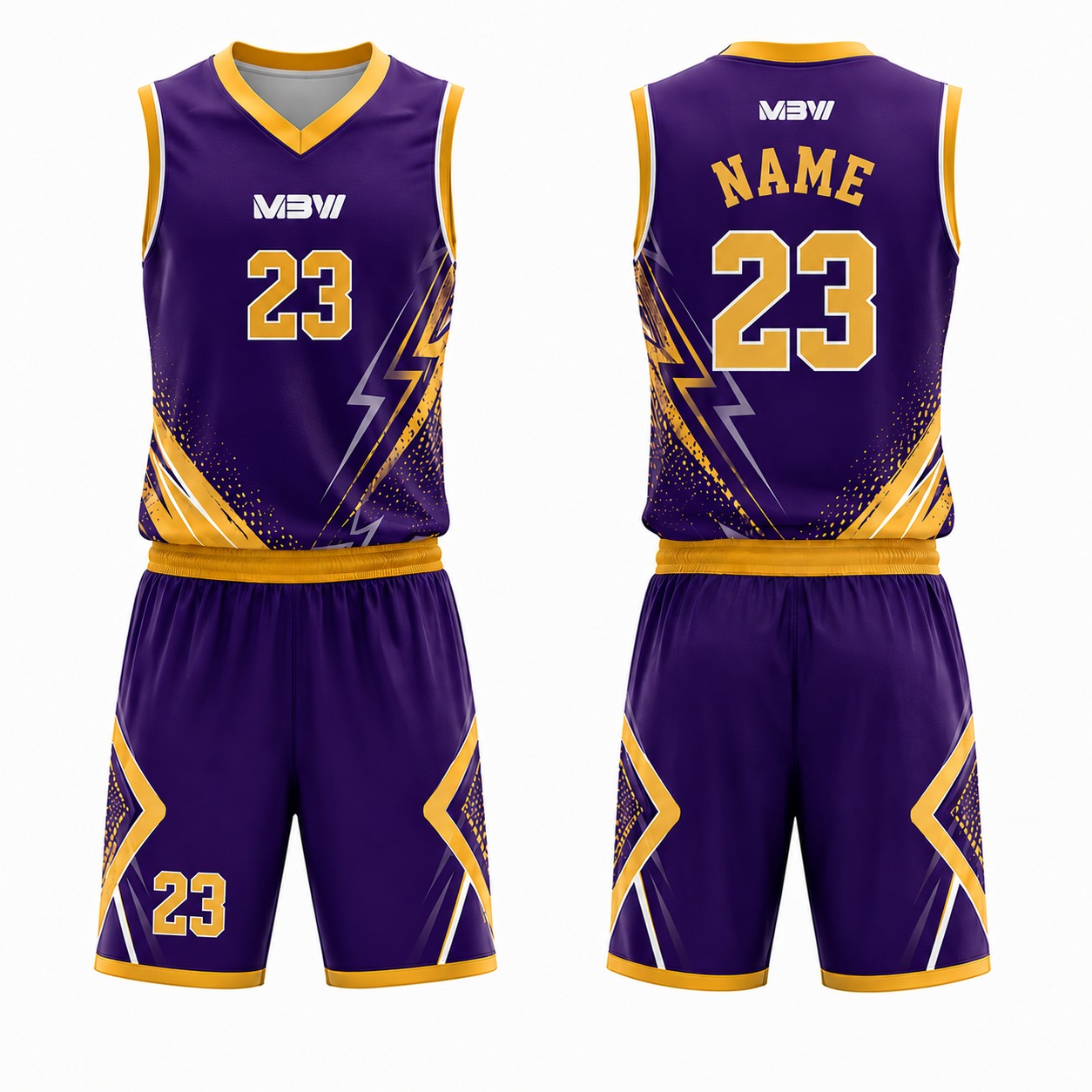 Elite Custom Basketball Uniform – MBW-B0027 - Image 2