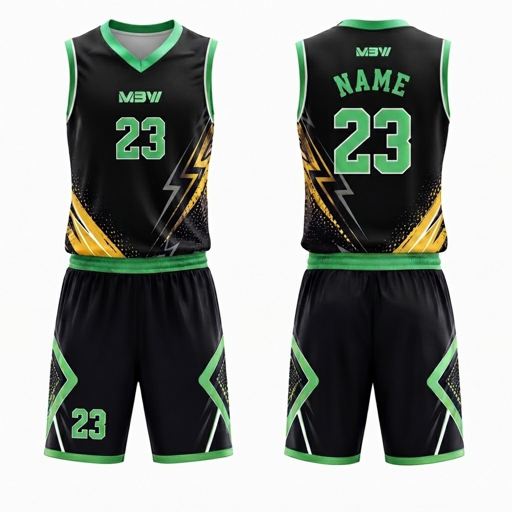 Elite Custom Basketball Uniform – MBW-B0027 - Image 3