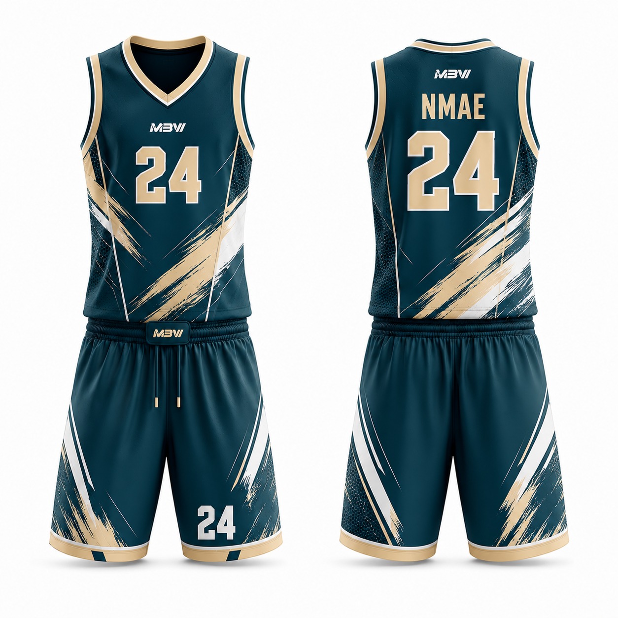 Elite Custom Basketball Uniform – MBW-B0029 - Image 2