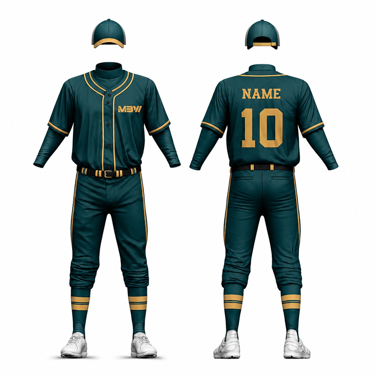 Elite Custom Baseball Uniform – MBW-BS0053 - Image 2