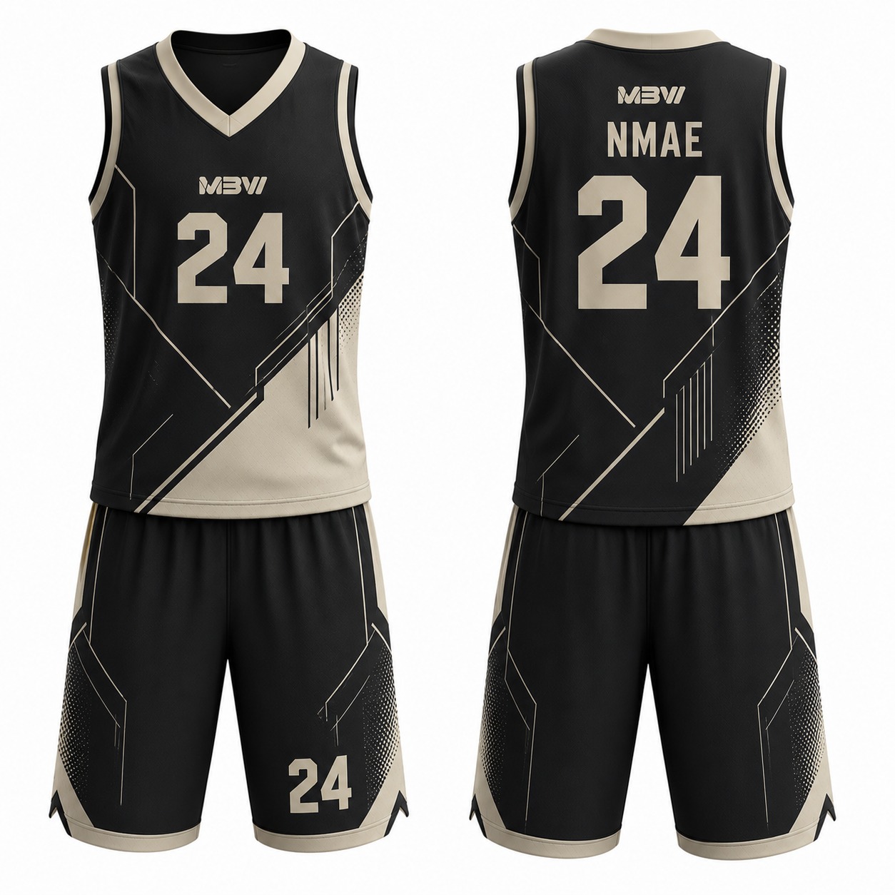 Elite Custom Basketball Uniform – MBW-B0031 - Image 2