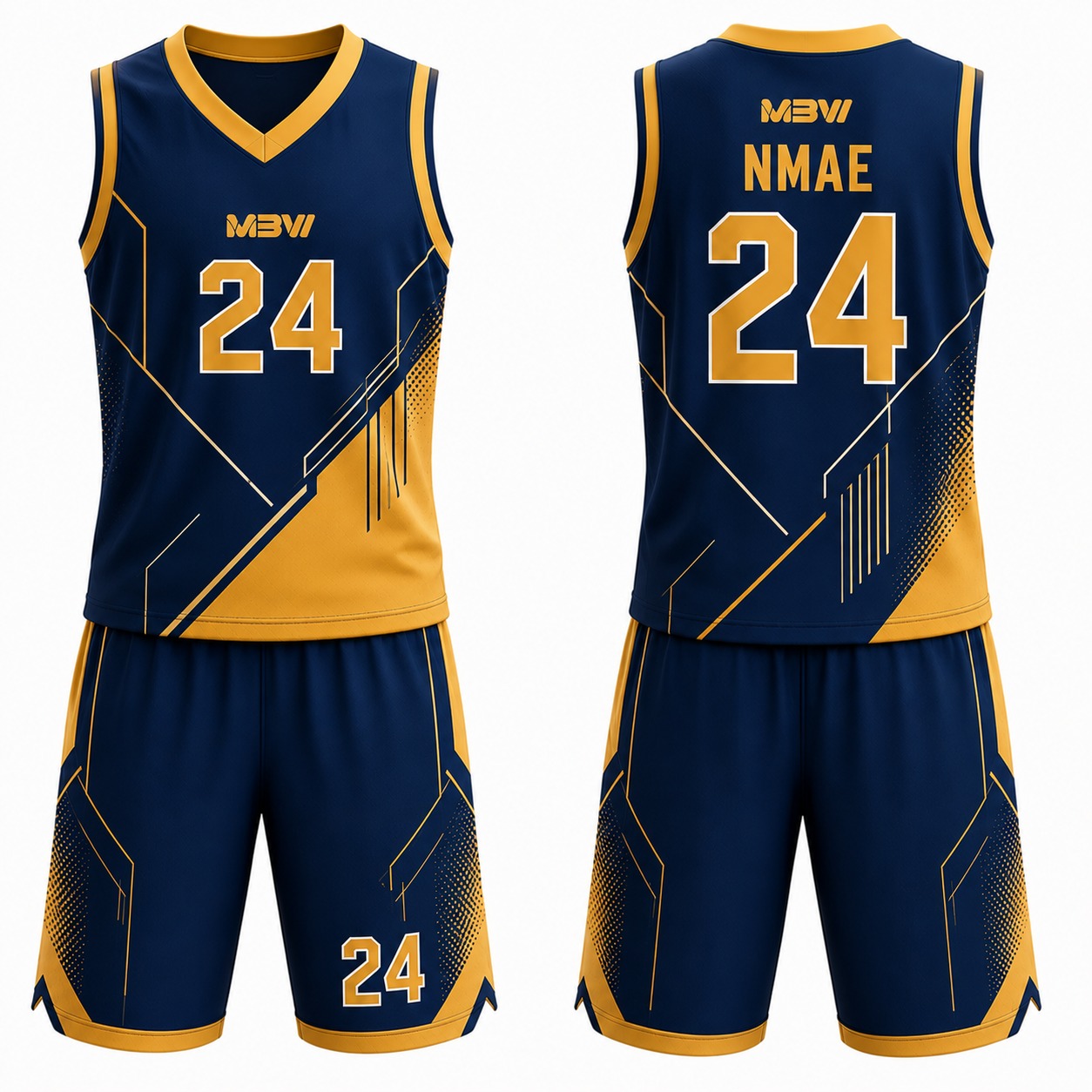 Elite Custom Basketball Uniform – MBW-B0031 - Image 3