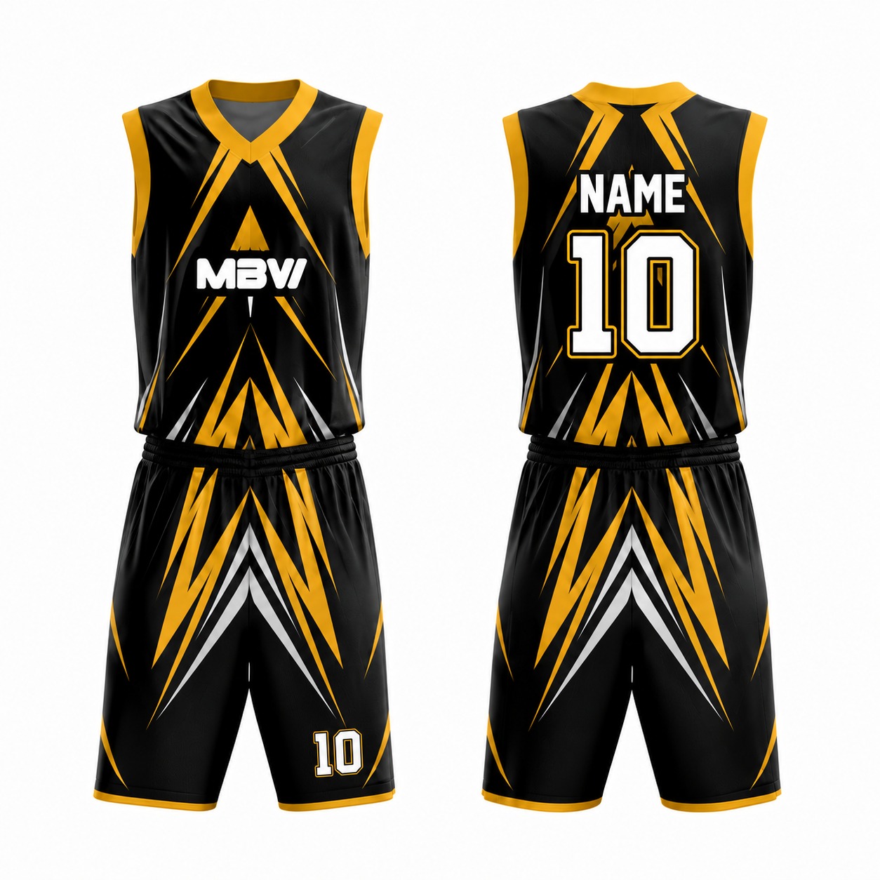 Elite Custom Basketball Uniform – MBW-B0024 - Image 3