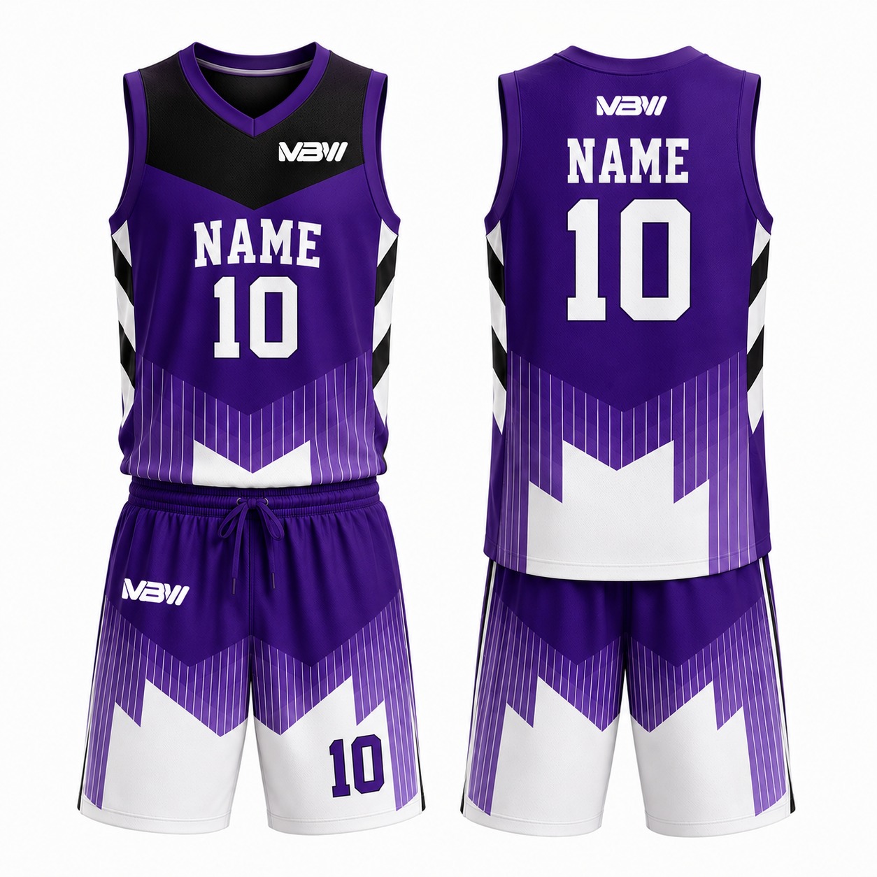 Elite Custom Basketball Uniform – MBW-B0039 - Image 2