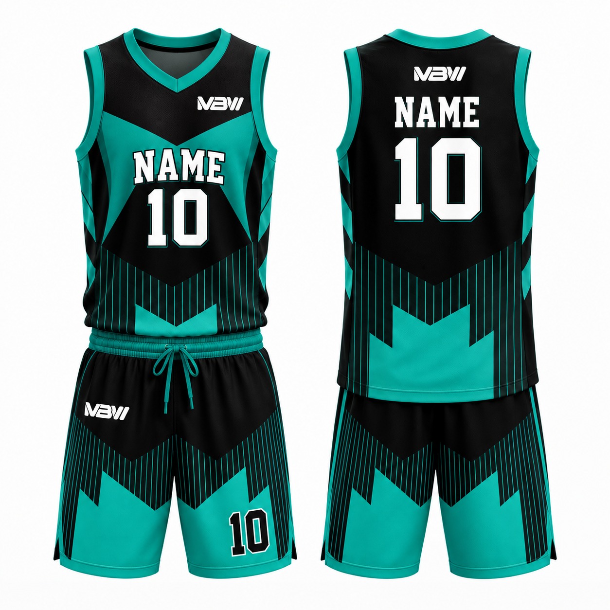 Elite Custom Basketball Uniform – MBW-B0039 - Image 3