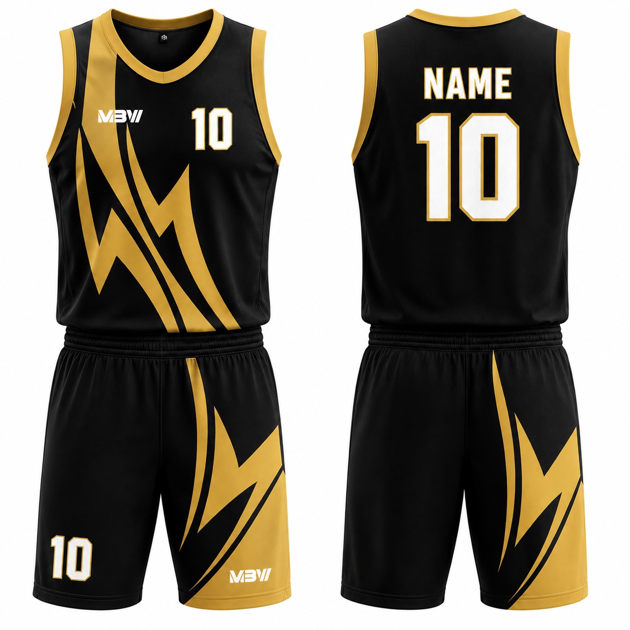 Elite Custom Basketball Uniform – MBW-B0011 - Image 3
