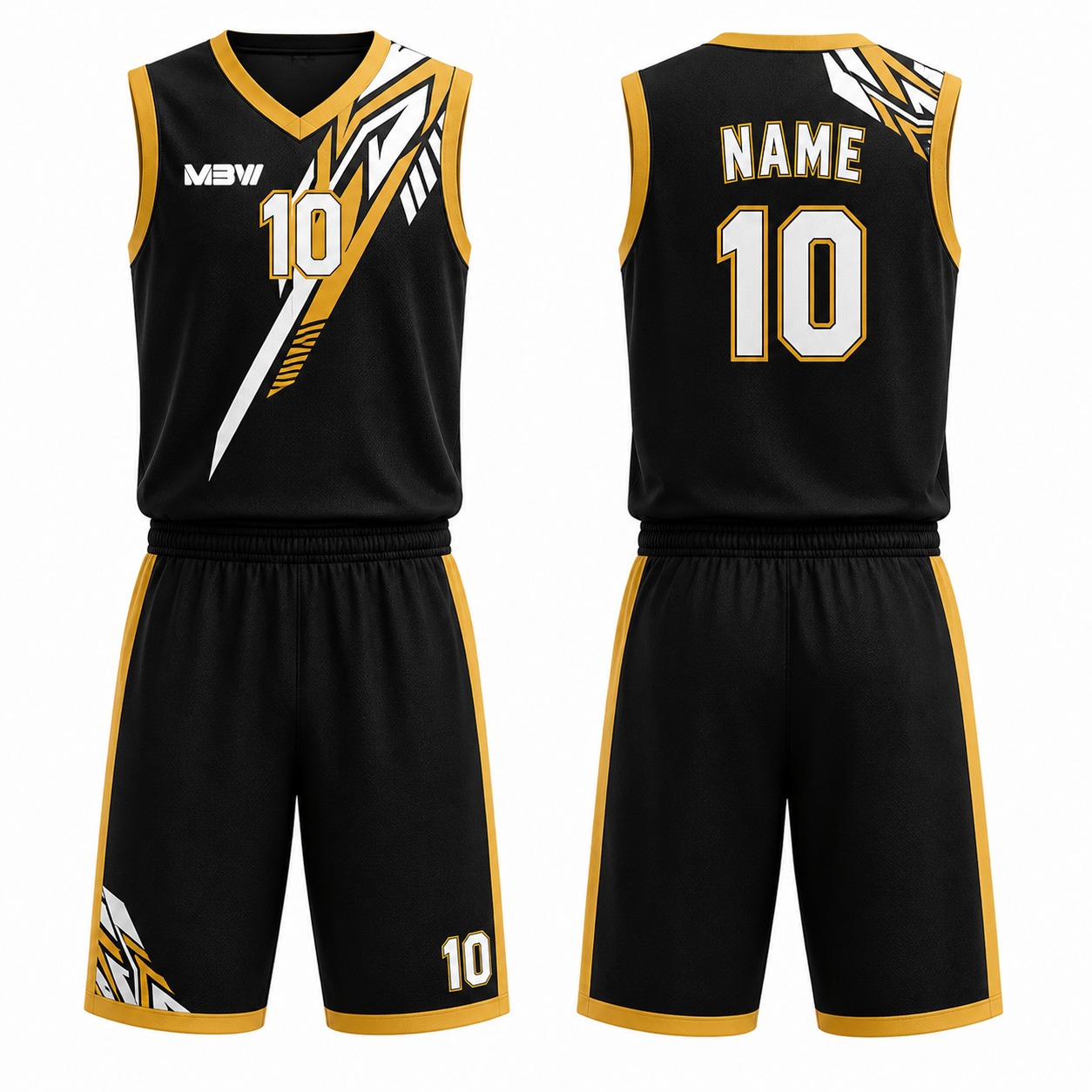 Elite Custom Basketball Uniform – MBW-B0020 - Image 2