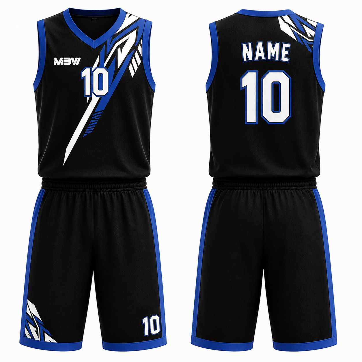Elite Custom Basketball Uniform – MBW-B0020 - Image 3