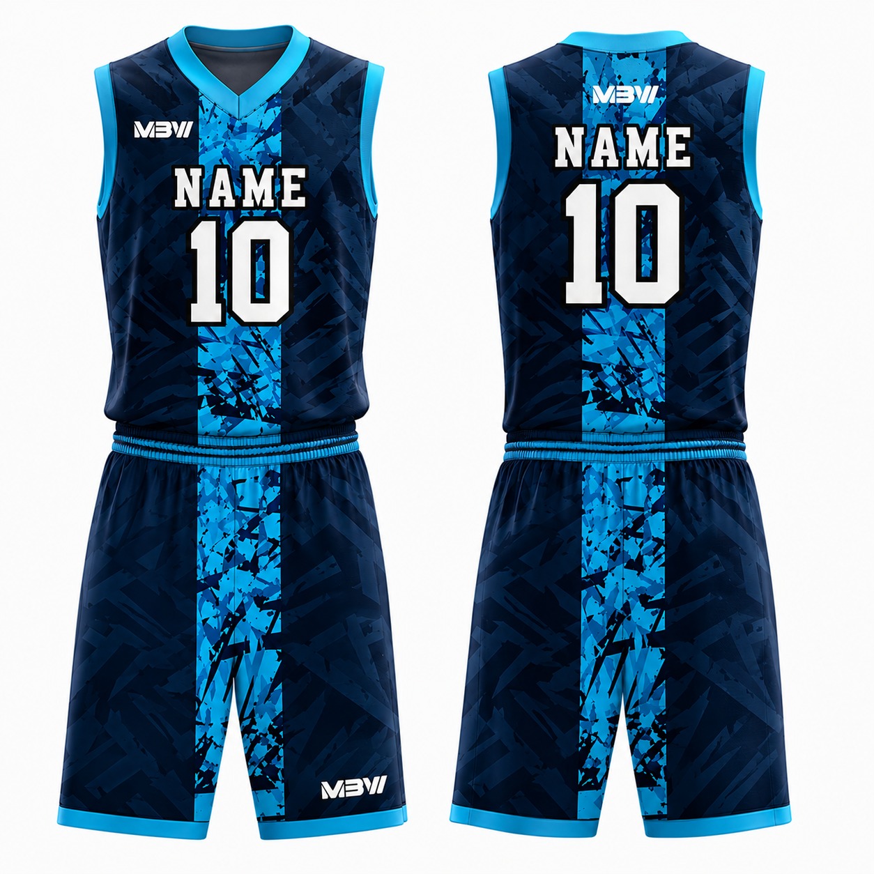 Elite Custom Basketball Uniform – MBW-B0023 - Image 3