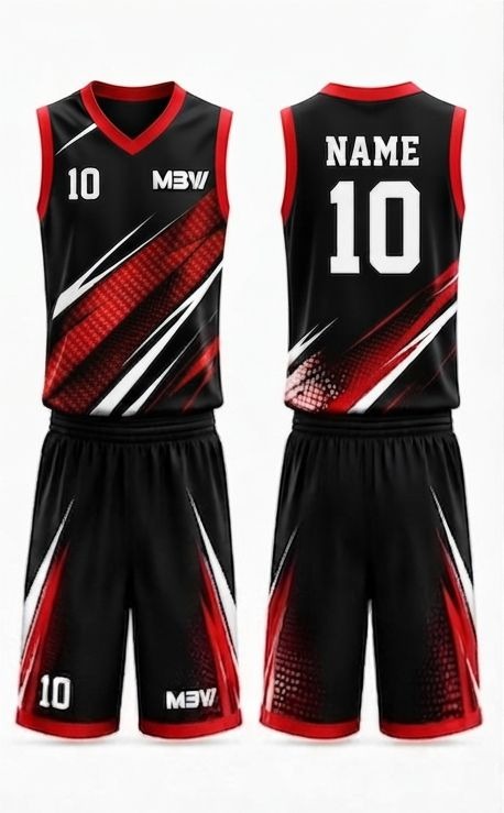 Elite Custom Basketball Uniform – MBW-B0040 - Image 2
