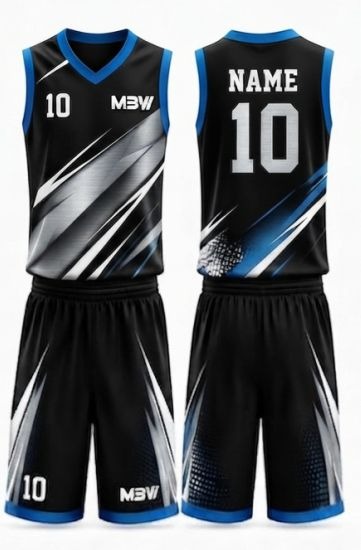 Elite Custom Basketball Uniform – MBW-B0040 - Image 3
