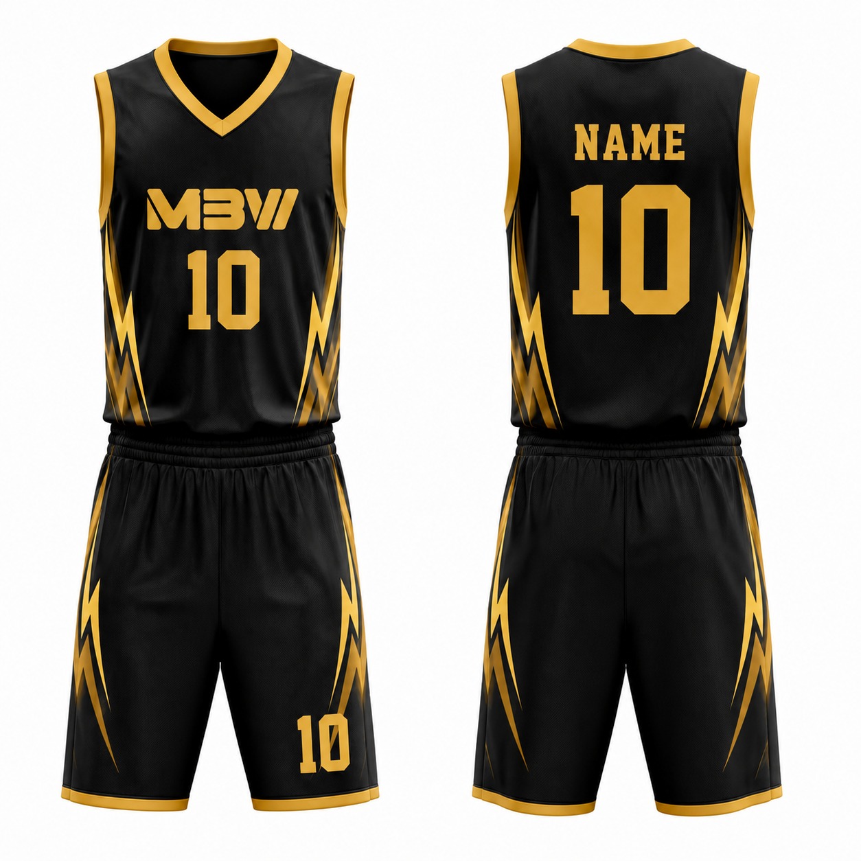 Elite Custom Basketball Uniform – MBW-B0034 - Image 2