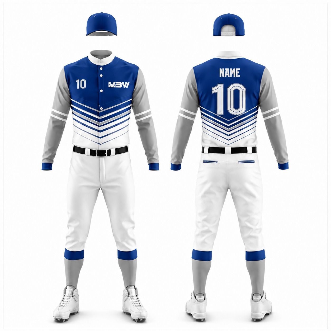 Elite Custom Baseball Uniform – MBW-BS006 - Image 3