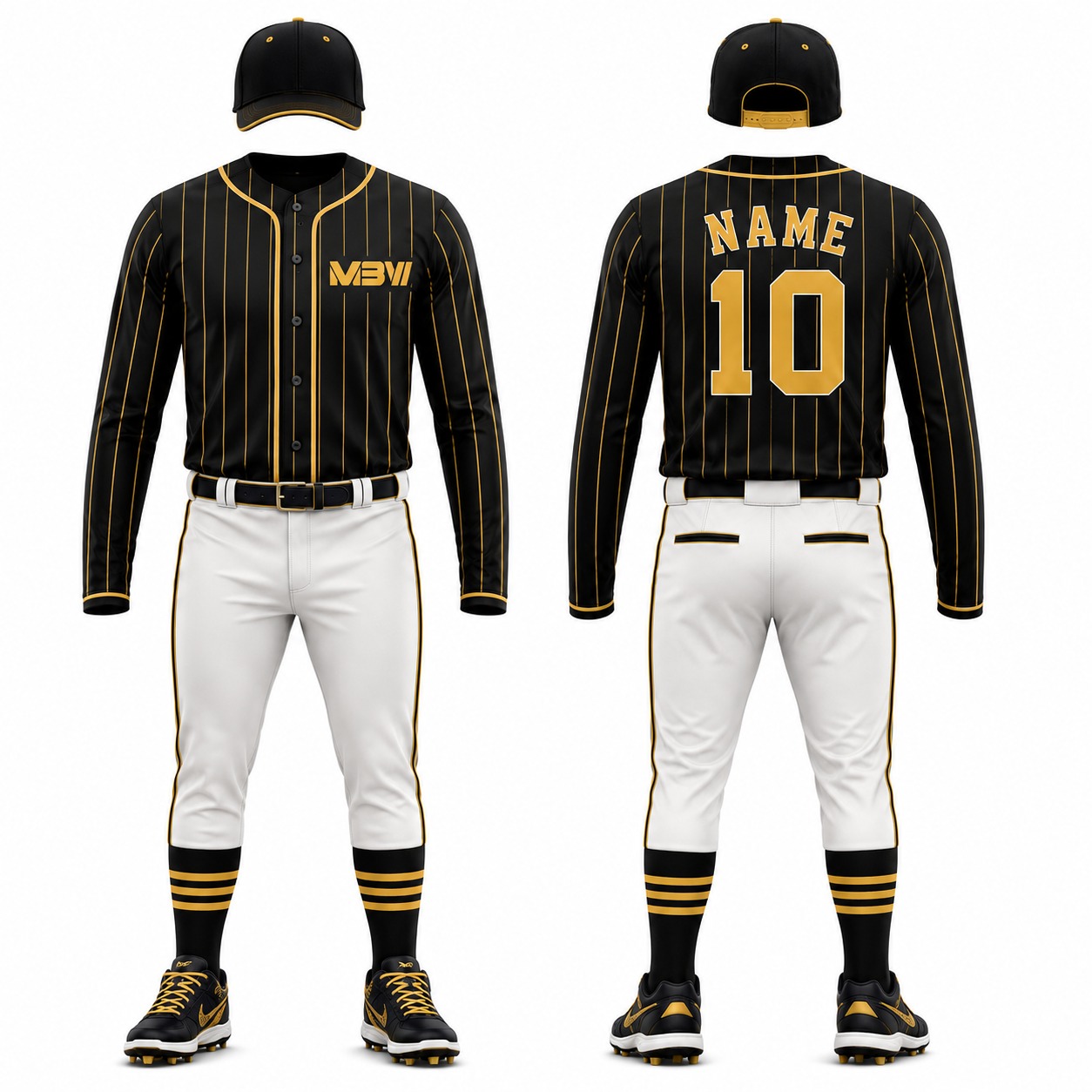 Elite Custom Baseball Uniform – MBW-BS0021 - Image 3