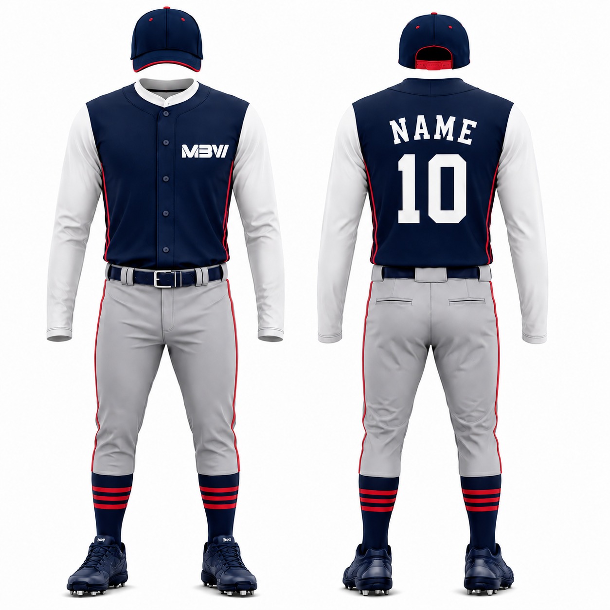 Elite Custom Baseball Uniform – MBW-BS0022 - Image 3