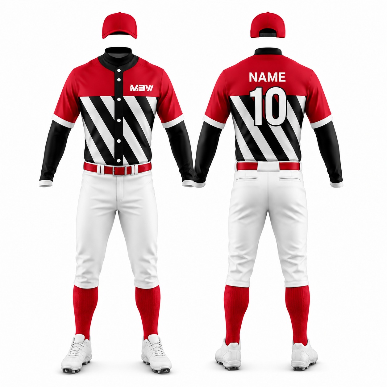 Elite Custom Baseball Uniform – MBW-BS0028 - Image 3