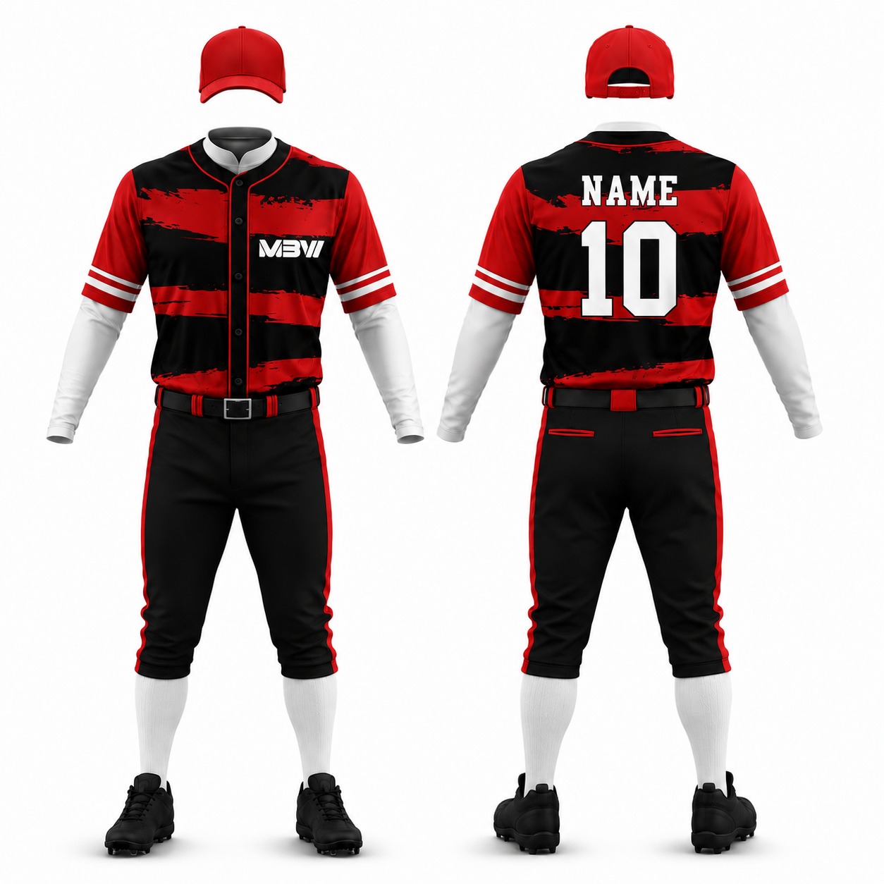 Elite Custom Baseball Uniform – MBW-BS0032 - Image 2